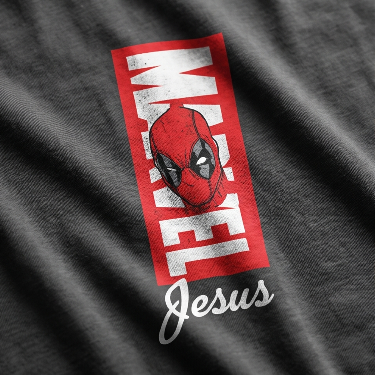 Marvel Jesus – Superhero Graphic T-Shirt