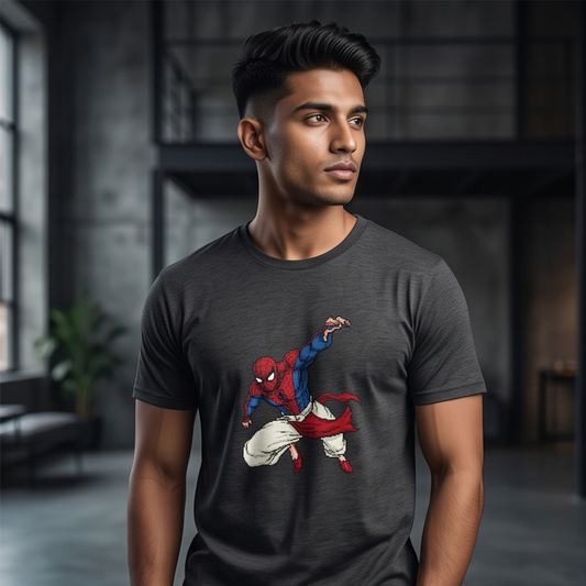 Indian Spiderman – Desi Superhero Graphic T-Shirt