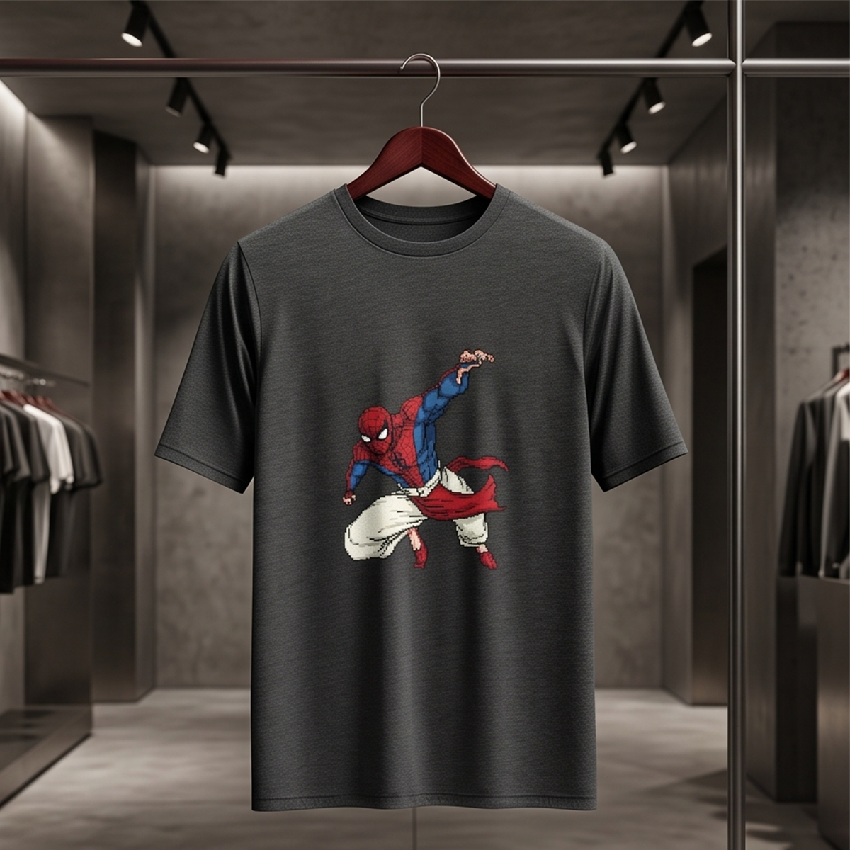 Indian Spiderman – Desi Superhero Graphic T-Shirt