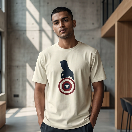 Captain America – Superhero Graphic T-Shirt