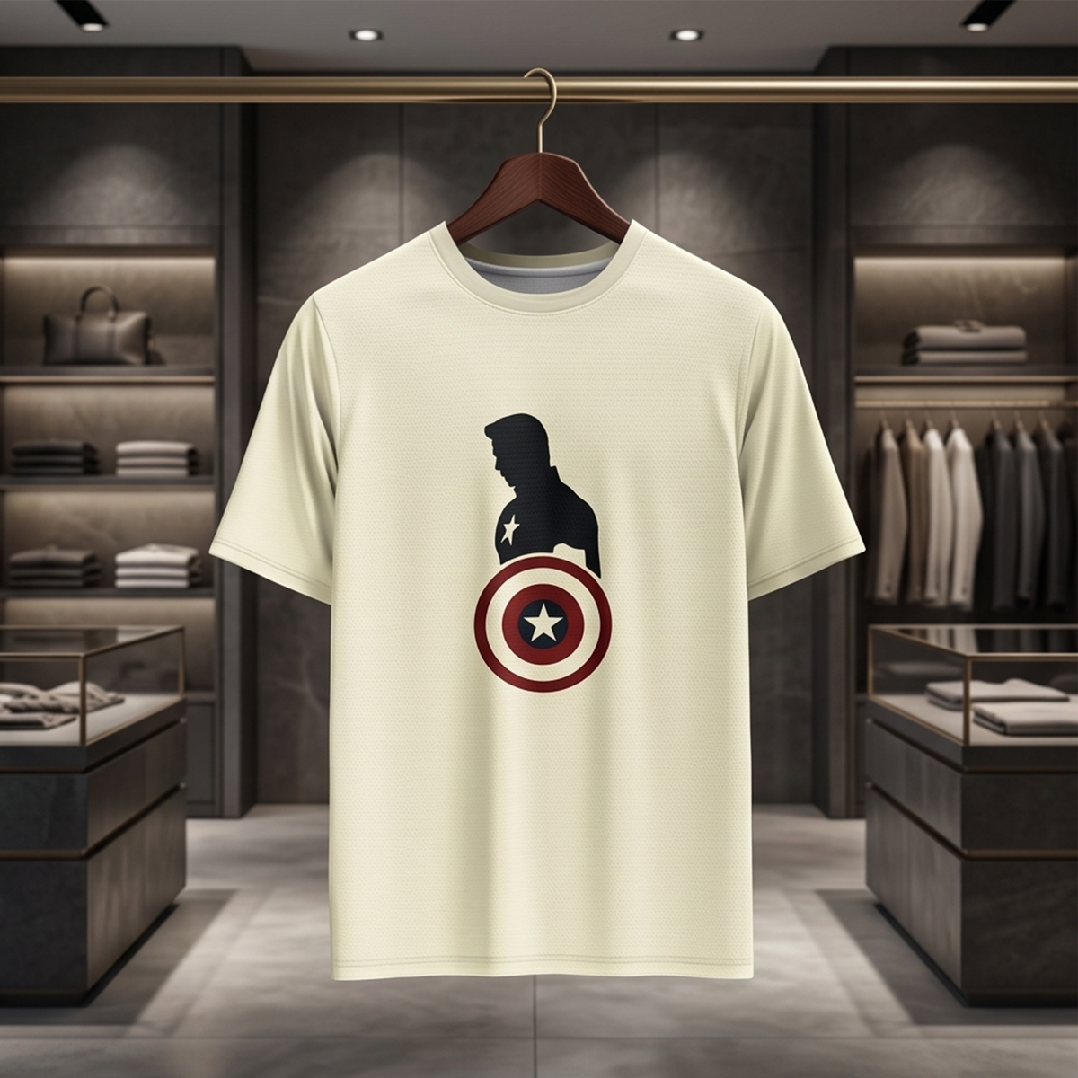 Captain America – Superhero Graphic T-Shirt