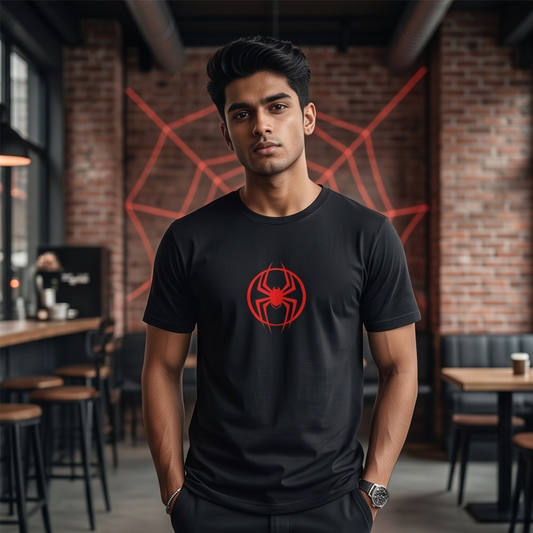 Spiderman Logo – Premium Superhero Graphic T-Shirt