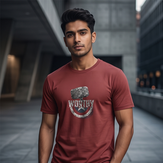 Captain America X Thor – Worthy Superhero Graphic T-Shirt