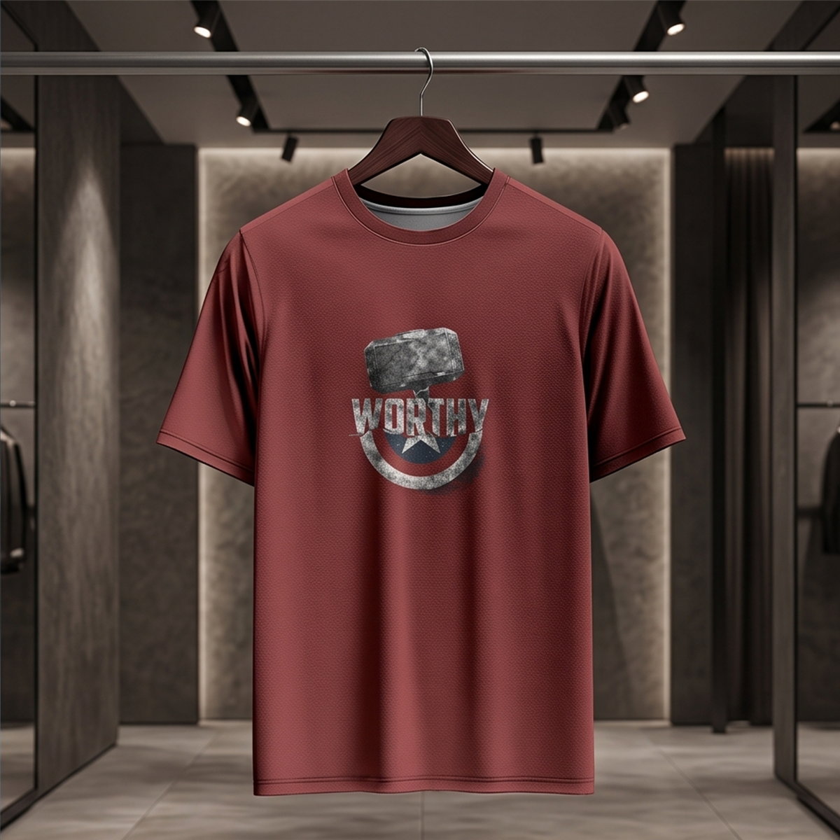 Captain America X Thor – Worthy Superhero Graphic T-Shirt