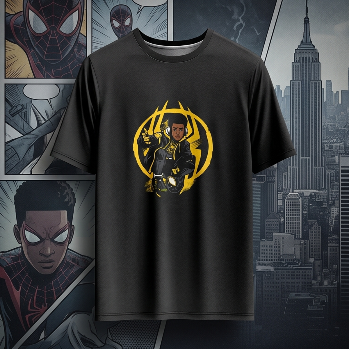Miles Morales – Spider-Verse Graphic T-Shirt