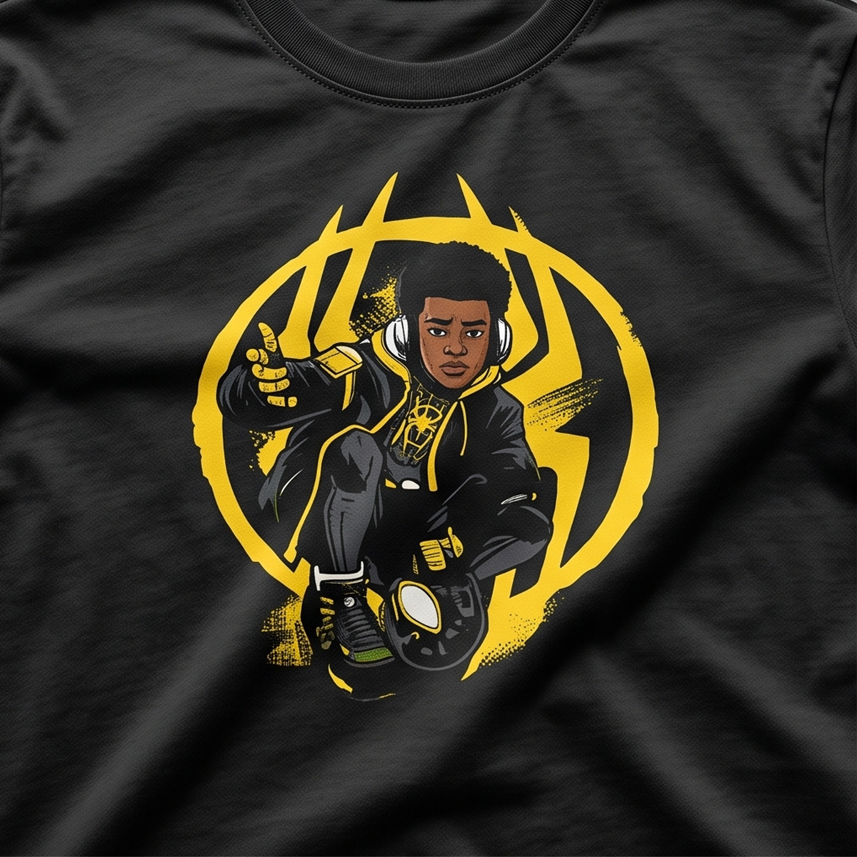 Miles Morales – Spider-Verse Graphic T-Shirt